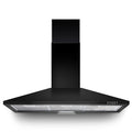 36 Inch Range Hood, 450CFM Wall Mount Stainless Steel Kitchen Vent Hood - 3 - Speed Exhaust Fan, LED Light & Push Button Control - The Oasnin