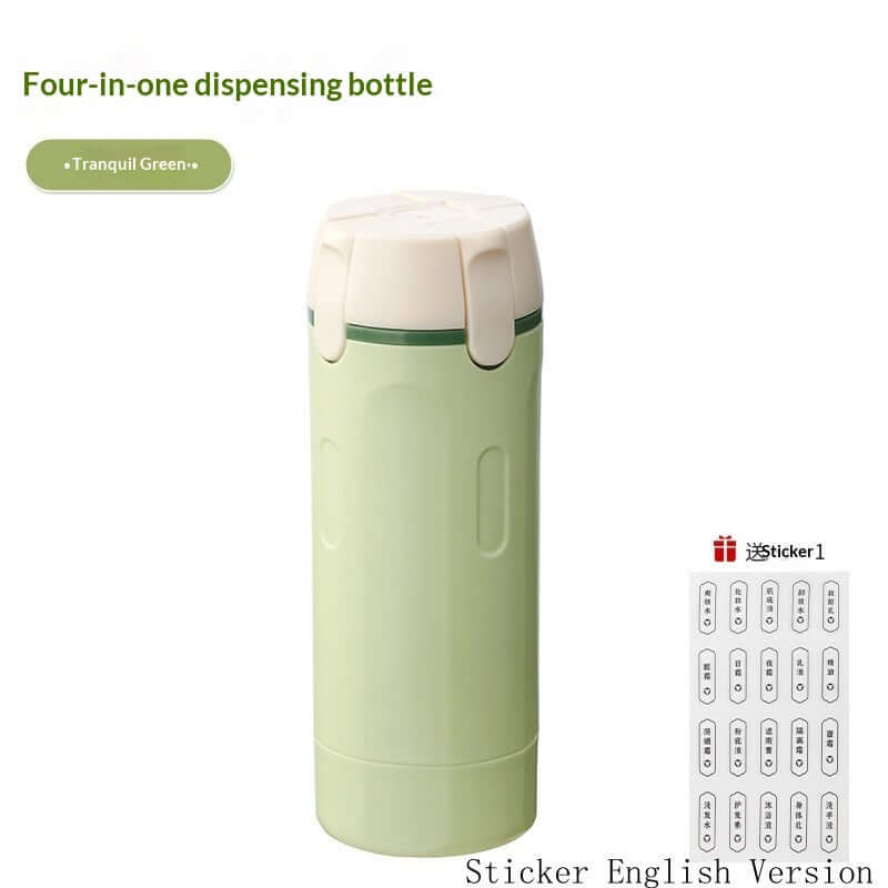 4 - in - 1 Portable Travel Dispenser product - The Oasnin