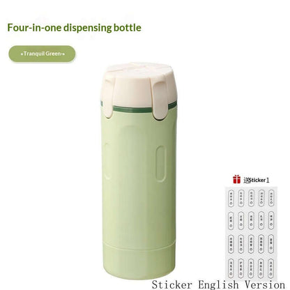 4 - in - 1 Portable Travel Dispenser product - The Oasnin