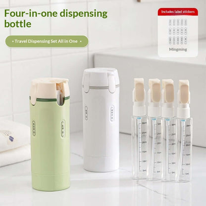 4 - in - 1 Portable Travel Dispenser product - The Oasnin
