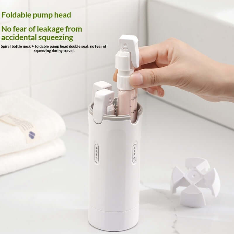 4 - in - 1 Portable Travel Dispenser product - The Oasnin
