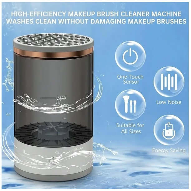 Automatic Brush Cleaner Electric Makeup Brush Cleaning Machine Fast Clean Dryer - The Oasnin