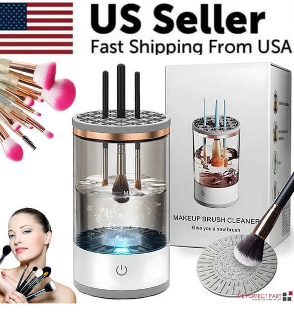 Automatic Brush Cleaner Electric Makeup Brush Cleaning Machine Fast Clean Dryer - The Oasnin