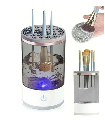 Automatic Brush Cleaner Electric Makeup Brush Cleaning Machine Fast Clean Dryer - The Oasnin
