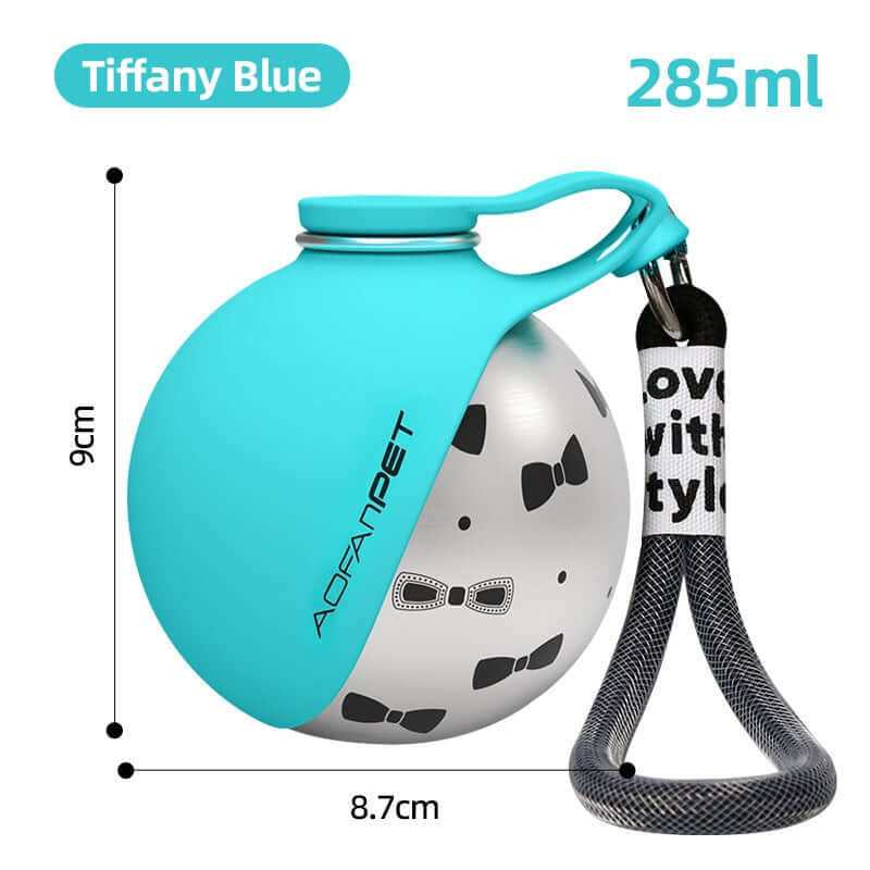 Creative Portable Outdoor Pet Stainless Steel Water Cup Small Dog Water Bottle Convenient Dog Drink Dispenser Puppy Travel Portable Water Bowl Pet Products - The Oasnin