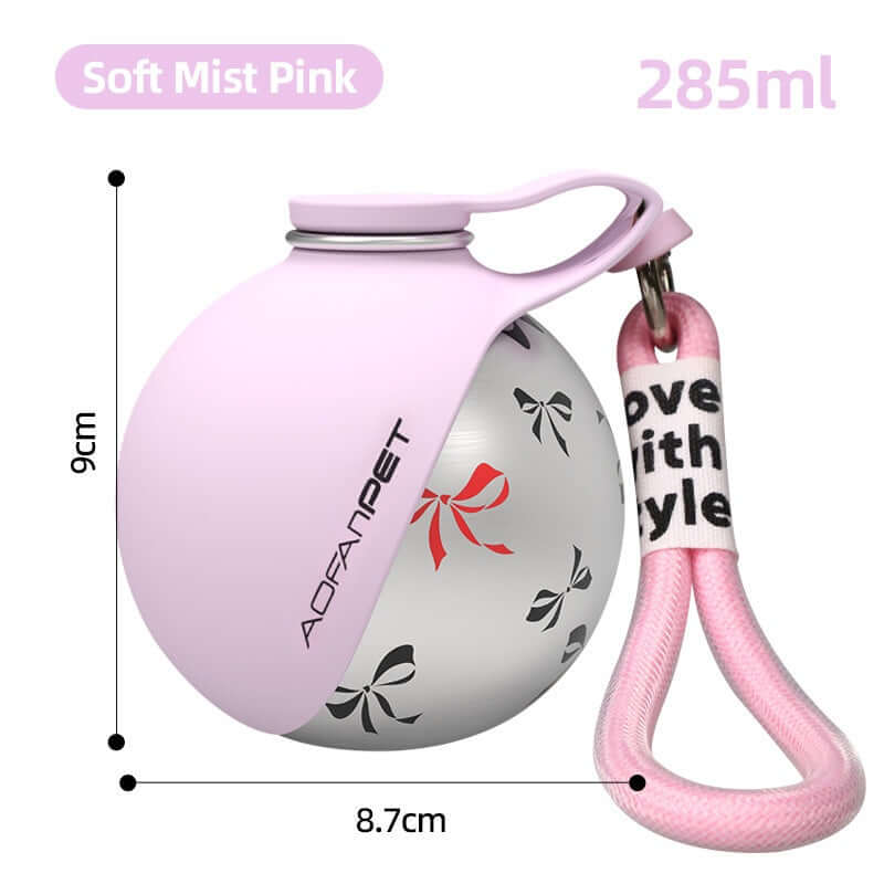 Creative Portable Outdoor Pet Stainless Steel Water Cup Small Dog Water Bottle Convenient Dog Drink Dispenser Puppy Travel Portable Water Bowl Pet Products - The Oasnin