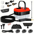 Handheld Steam Cleaner, Steamer For Cleaning, 2500W Pressurized Steam Cleaner With 1.2L Water Tank And 12 Attachments, Portable Steamer Cleaner For Home Car Kitchen Bathroom Furniture Tile Grout - The Oasnin