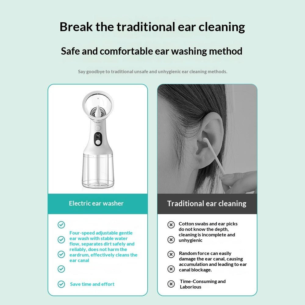 Intelligent Portable Ear Canal Cleaner - Home Use Earwax Removal Tool For Safe Ear Cleaning - The Oasnin