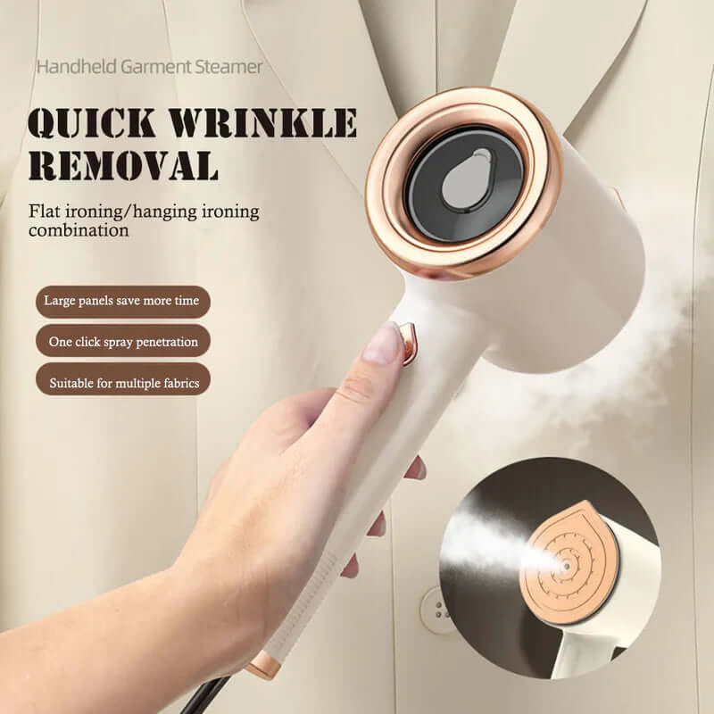 Mini Portable Handheld Garment Steamer Fabric Steam Iron For Clothes Travel Home Appliances Vertical US Plug Ironing Machine - The Oasnin