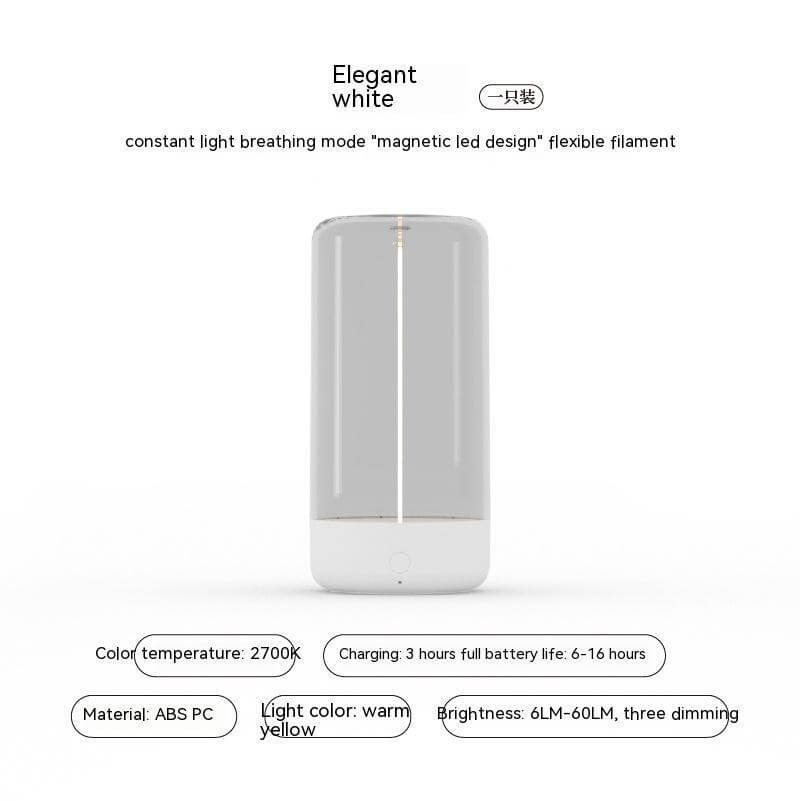New LED Camping Light Type - c Rechargeable Portable Night Light With High Transparency And Anti Drop Creative Atmosphere Light - The Oasnin