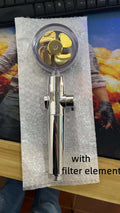 New Turbo Propeller Shower Head Water Saving High Preassure Flow 360 Degrees With Fan Extension Showerhead Rainfall With Holder - The Oasnin