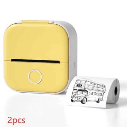 Portable Mini Thermal Label Printer Home Photo Printer Student Wrong Question Printer Bluetooth - compatible Mini Label Printer Price Tag - The Oasnin
