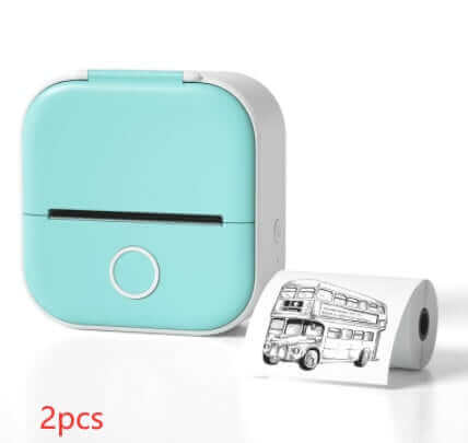 Portable Mini Thermal Label Printer Home Photo Printer Student Wrong Question Printer Bluetooth - compatible Mini Label Printer Price Tag - The Oasnin