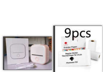 Portable Mini Thermal Label Printer Home Photo Printer Student Wrong Question Printer Bluetooth - compatible Mini Label Printer Price Tag - The Oasnin