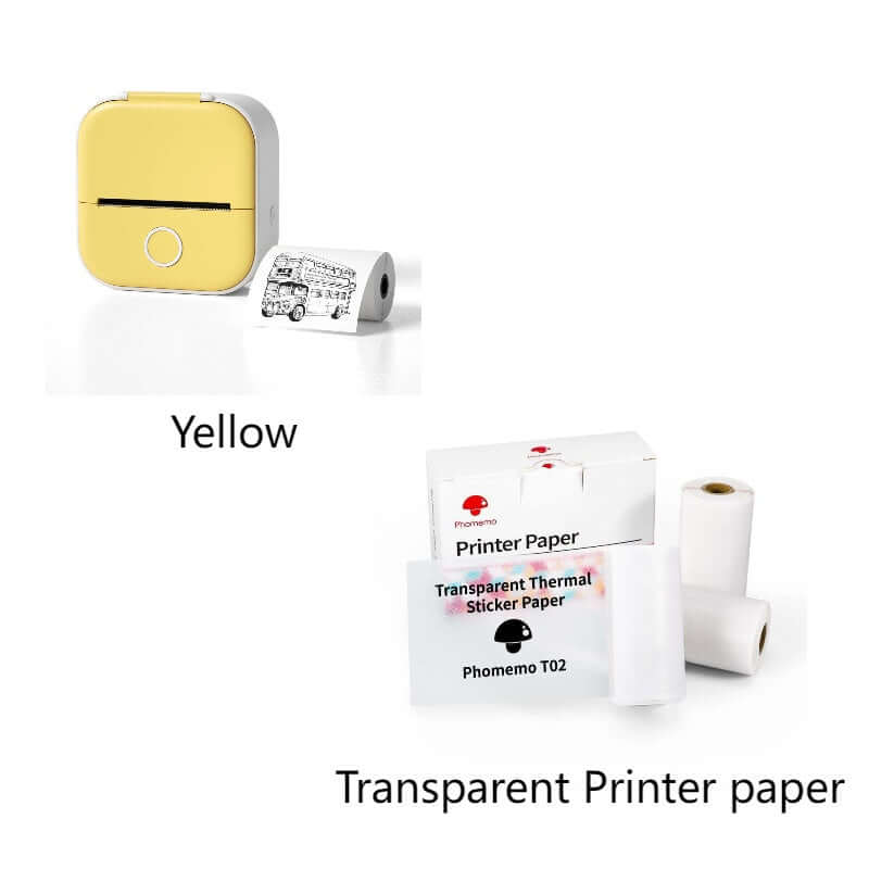Portable Mini Thermal Label Printer Home Photo Printer Student Wrong Question Printer Bluetooth - compatible Mini Label Printer Price Tag - The Oasnin