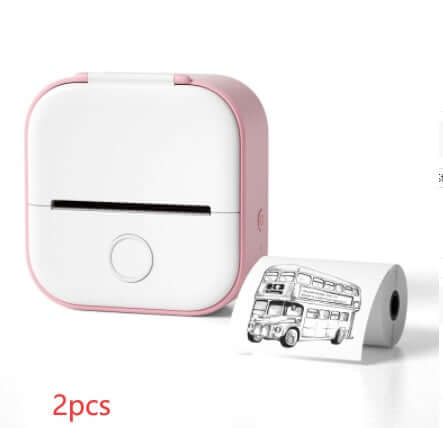 Portable Mini Thermal Label Printer Home Photo Printer Student Wrong Question Printer Bluetooth - compatible Mini Label Printer Price Tag - The Oasnin