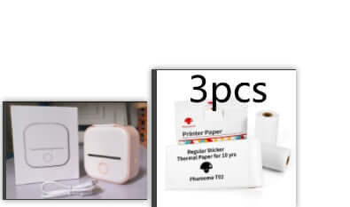 Portable Mini Thermal Label Printer Home Photo Printer Student Wrong Question Printer Bluetooth - compatible Mini Label Printer Price Tag - The Oasnin