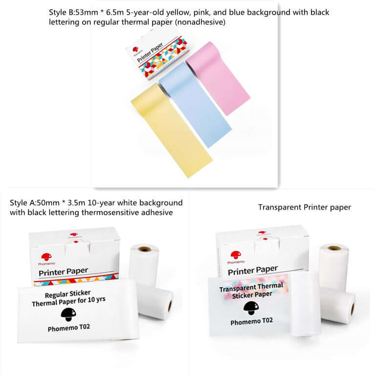 Portable Mini Thermal Label Printer Home Photo Printer Student Wrong Question Printer Bluetooth - compatible Mini Label Printer Price Tag - The Oasnin