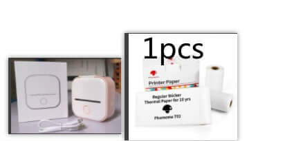 Portable Mini Thermal Label Printer Home Photo Printer Student Wrong Question Printer Bluetooth - compatible Mini Label Printer Price Tag - The Oasnin