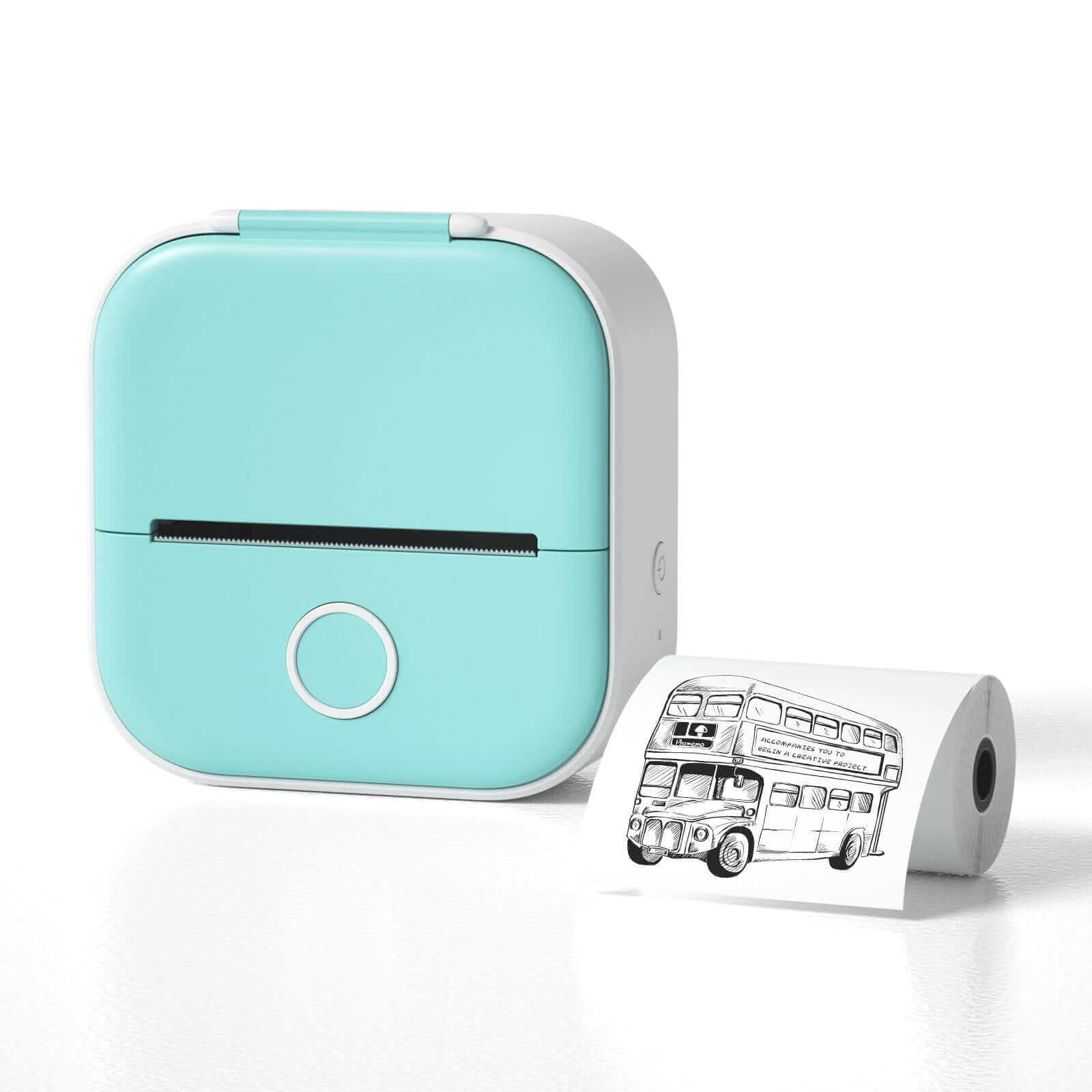 Portable Mini Thermal Label Printer Home Photo Printer Student Wrong Question Printer Bluetooth - compatible Mini Label Printer Price Tag - The Oasnin